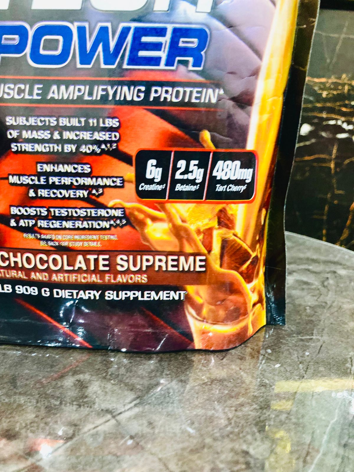 Nitro Teach power ultimate muscle amplifying protein