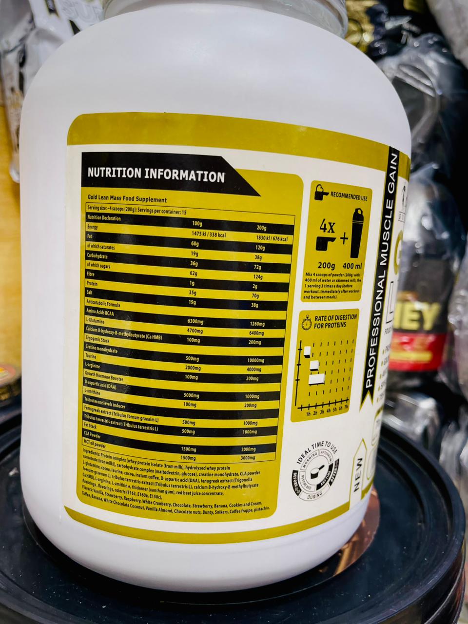 Gold Lean Mass Supplement