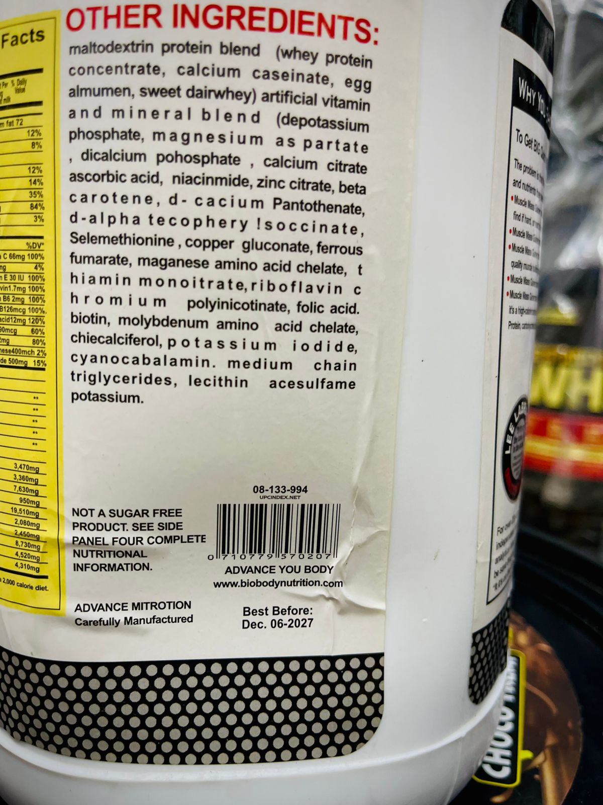 Muscle Mass Gainer