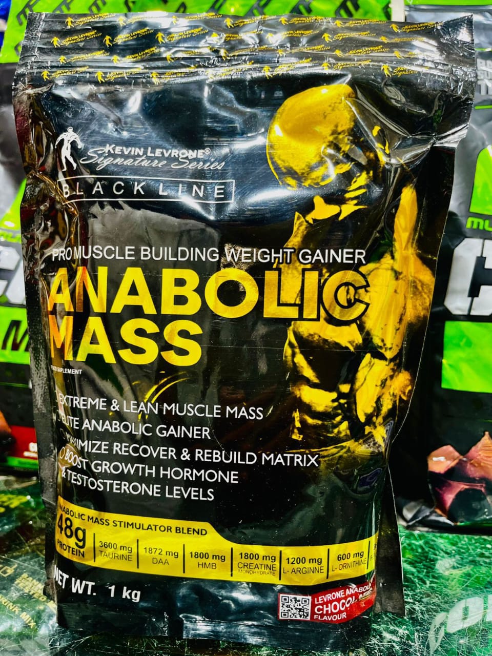 Kevin Levrone Anabolic Mass – 1kg 🍫 | Elite Muscle-Building Weight Gainer 💣