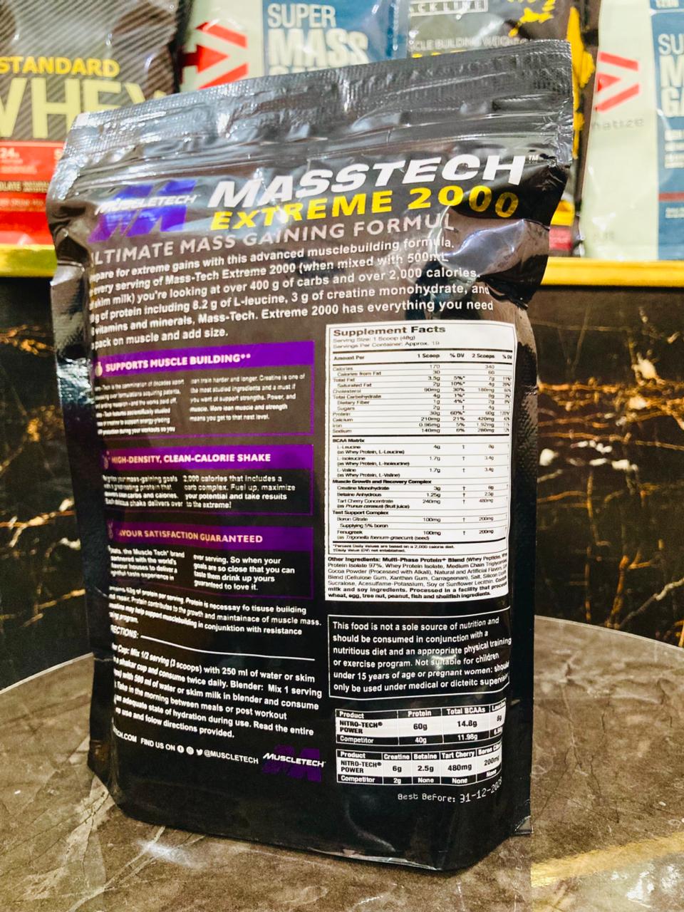 Muscletech Nitro Tech Whey Gold – 6lbs (2.72kg) – Double Rich Chocolate